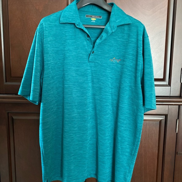 Greg Norman Green Play Dry Fit Golf Shirt Size XL - Picture 6 of 15